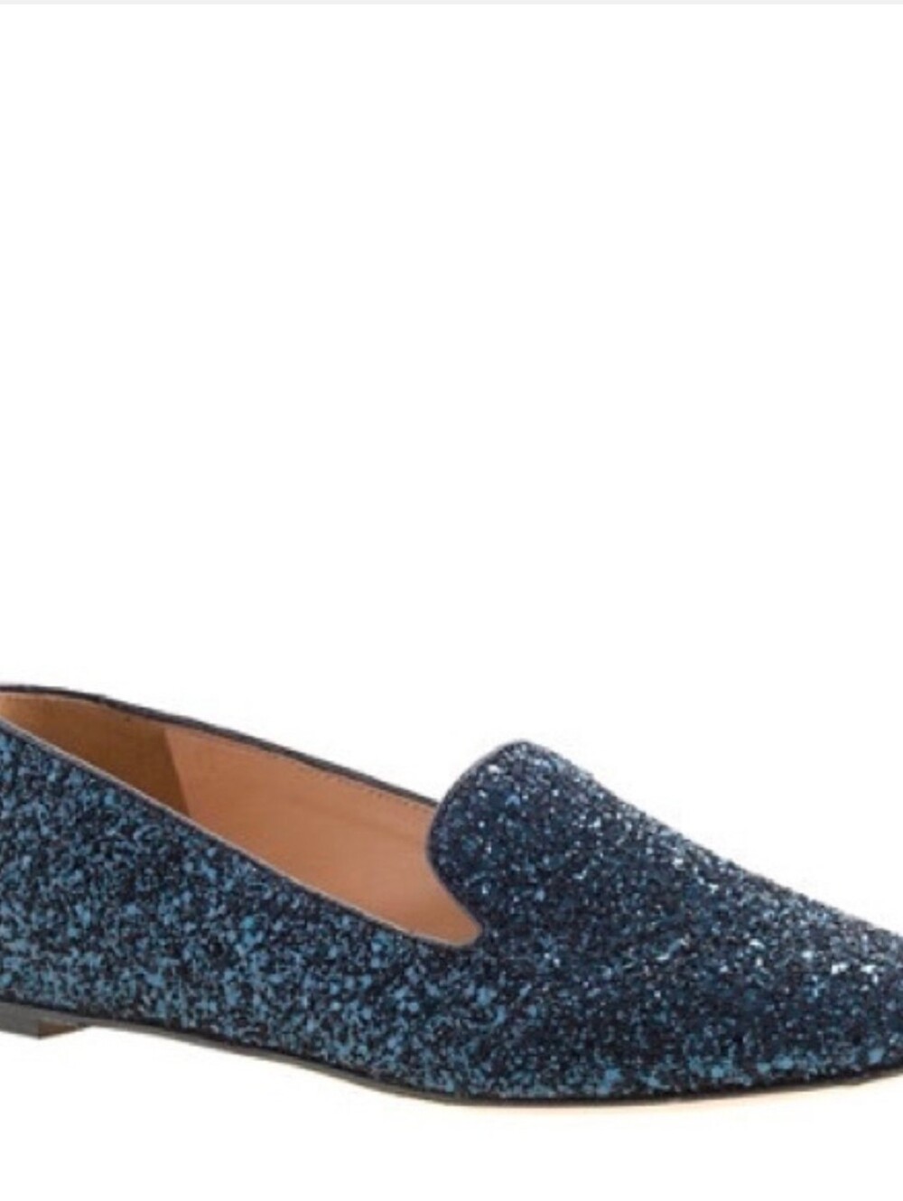J. Crew Blue Glitter Darby Loafers Size 7.5